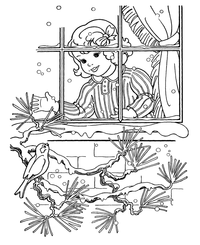 BlueBonkers : Christmas Coloring pages - The Childern of Christmas 2
