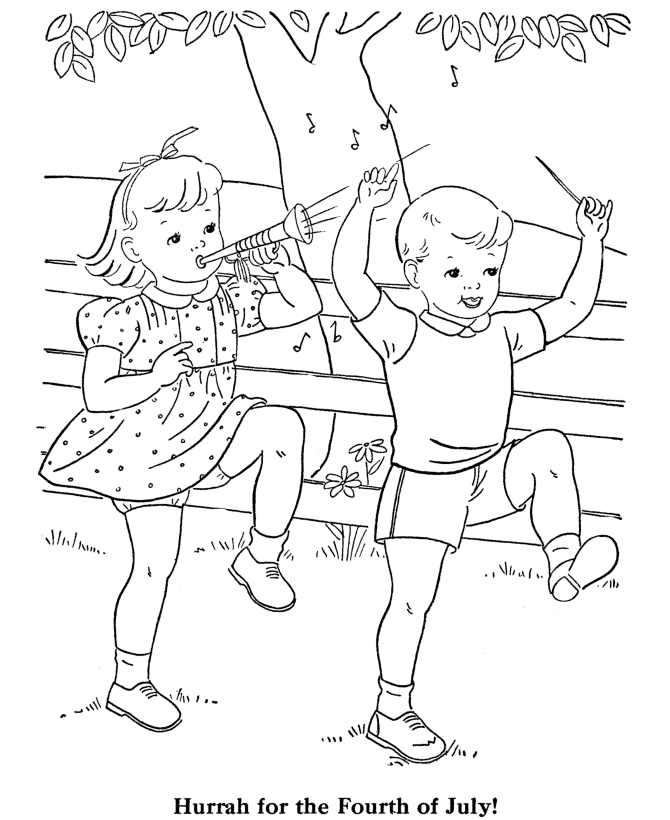 Bluebonkers: Kids Coloring Pages - Celebration Parade - Free Printable