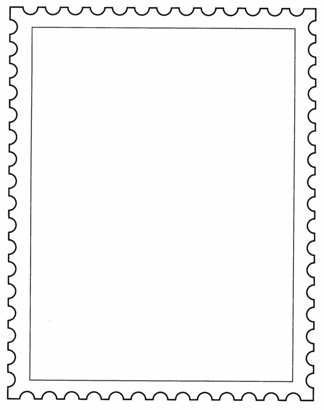 stamp coloring pages