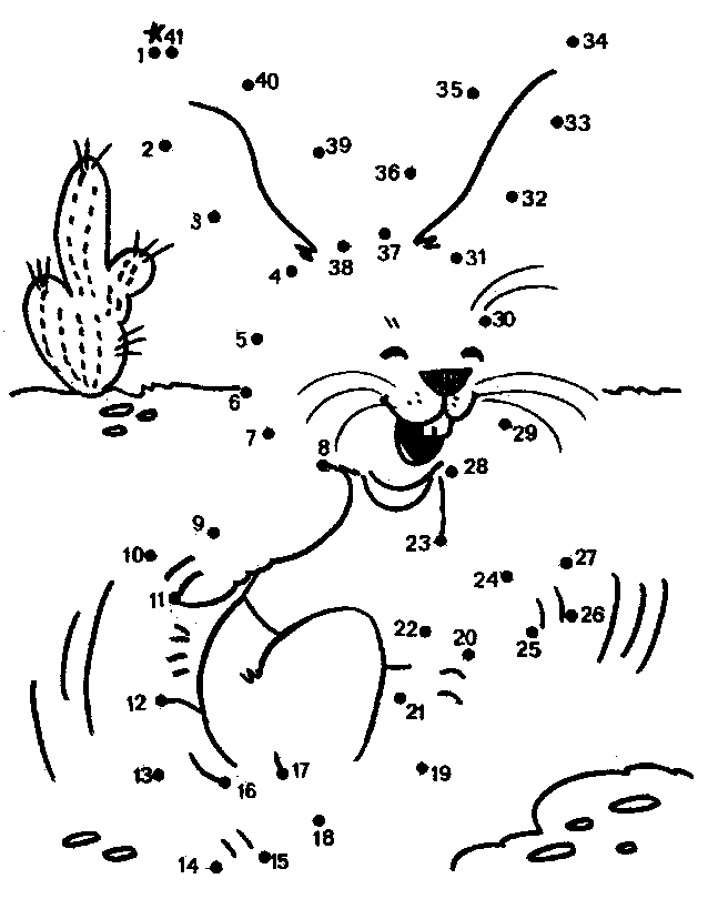 Easy Follow the Dot Activity sheet